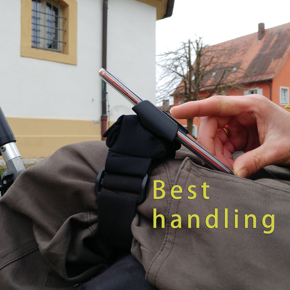 Lunaleg Wheelchair Smartphone holder