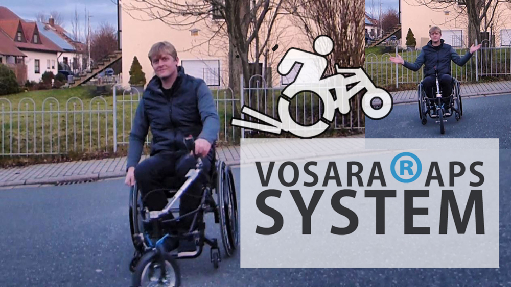 Rollstuhl Vorsatzrad V3 - Vosara
